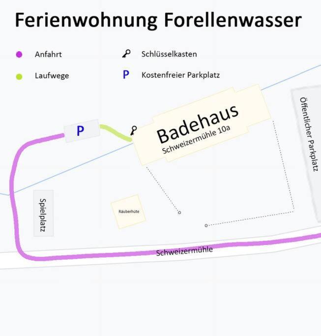 Forellenwasser Rosenthal-Bielatal Εξωτερικό φωτογραφία